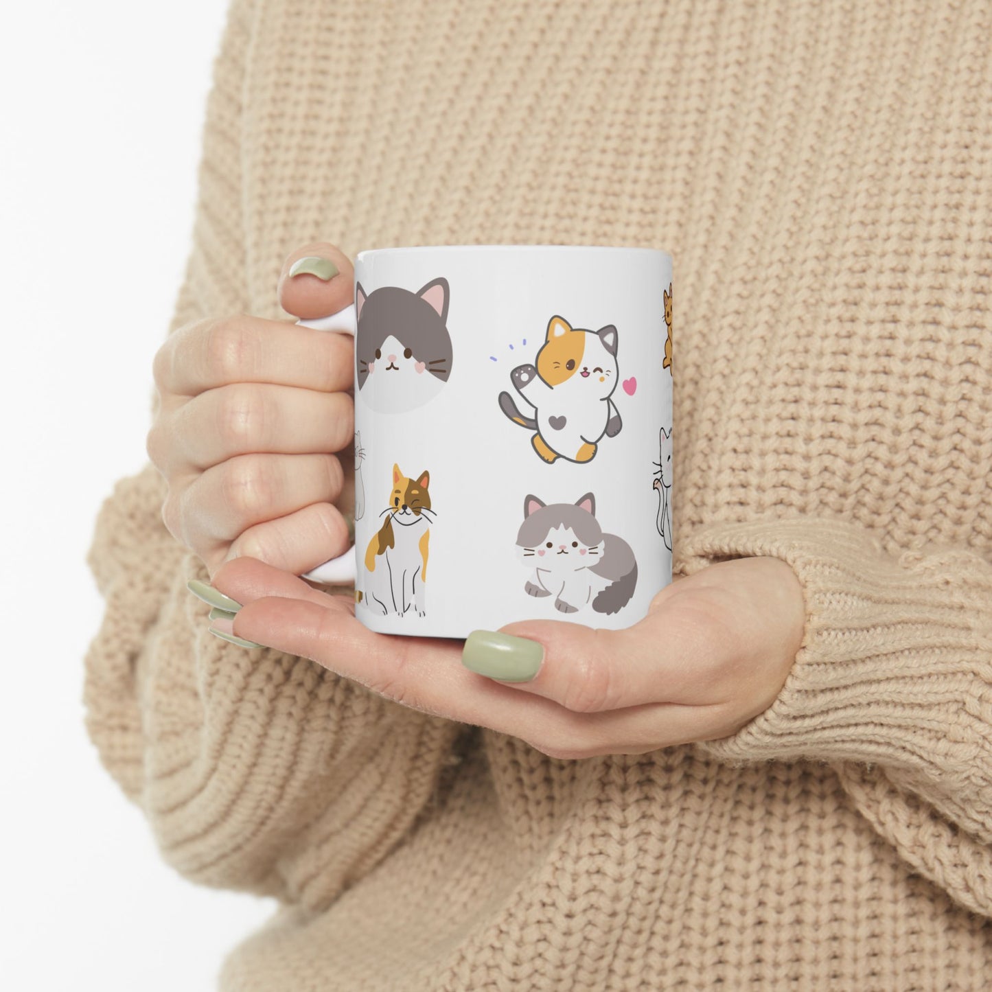 The Feline Friends Premium Mug