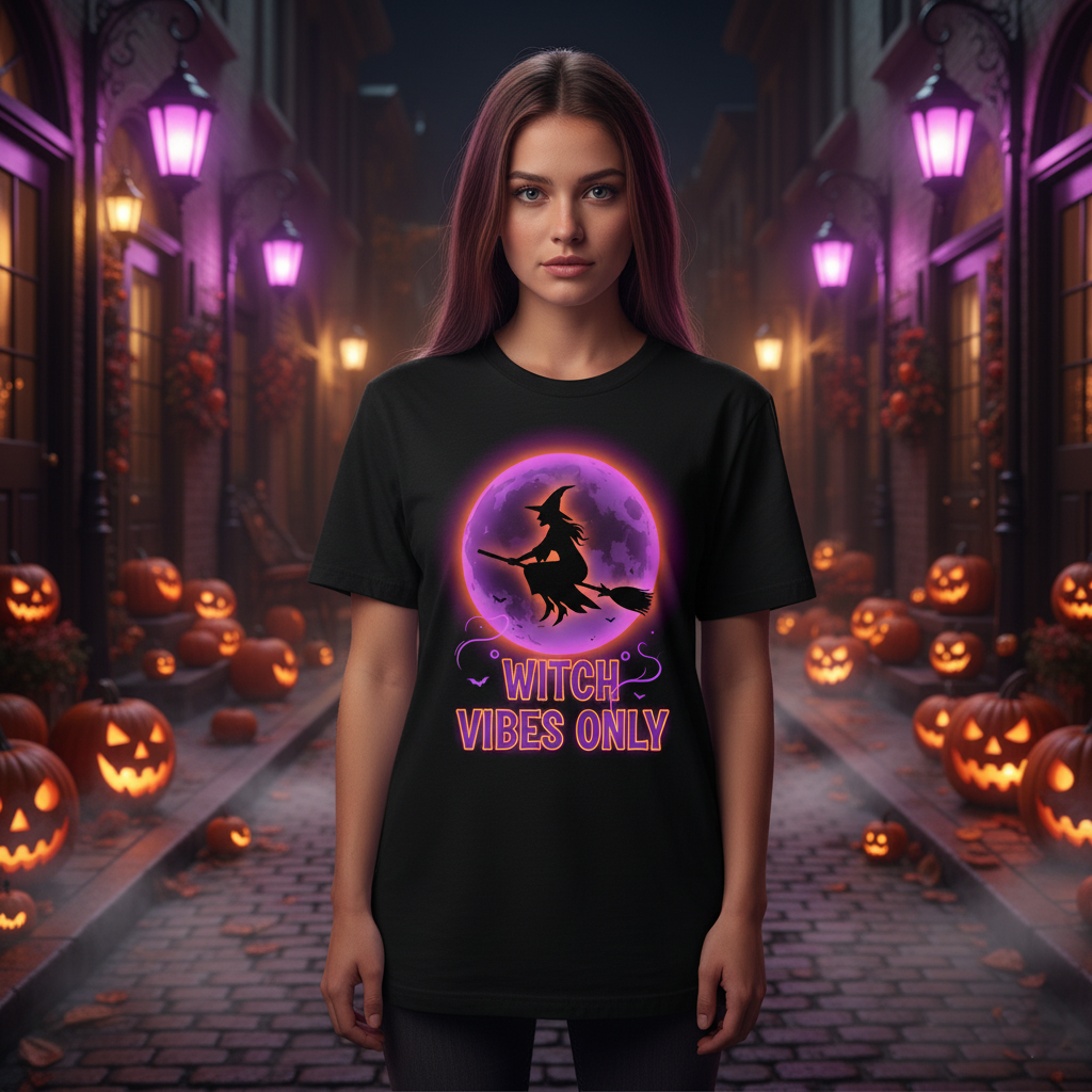 WITCH VIBES ONLY™ – Limited Edition Halloween Tee