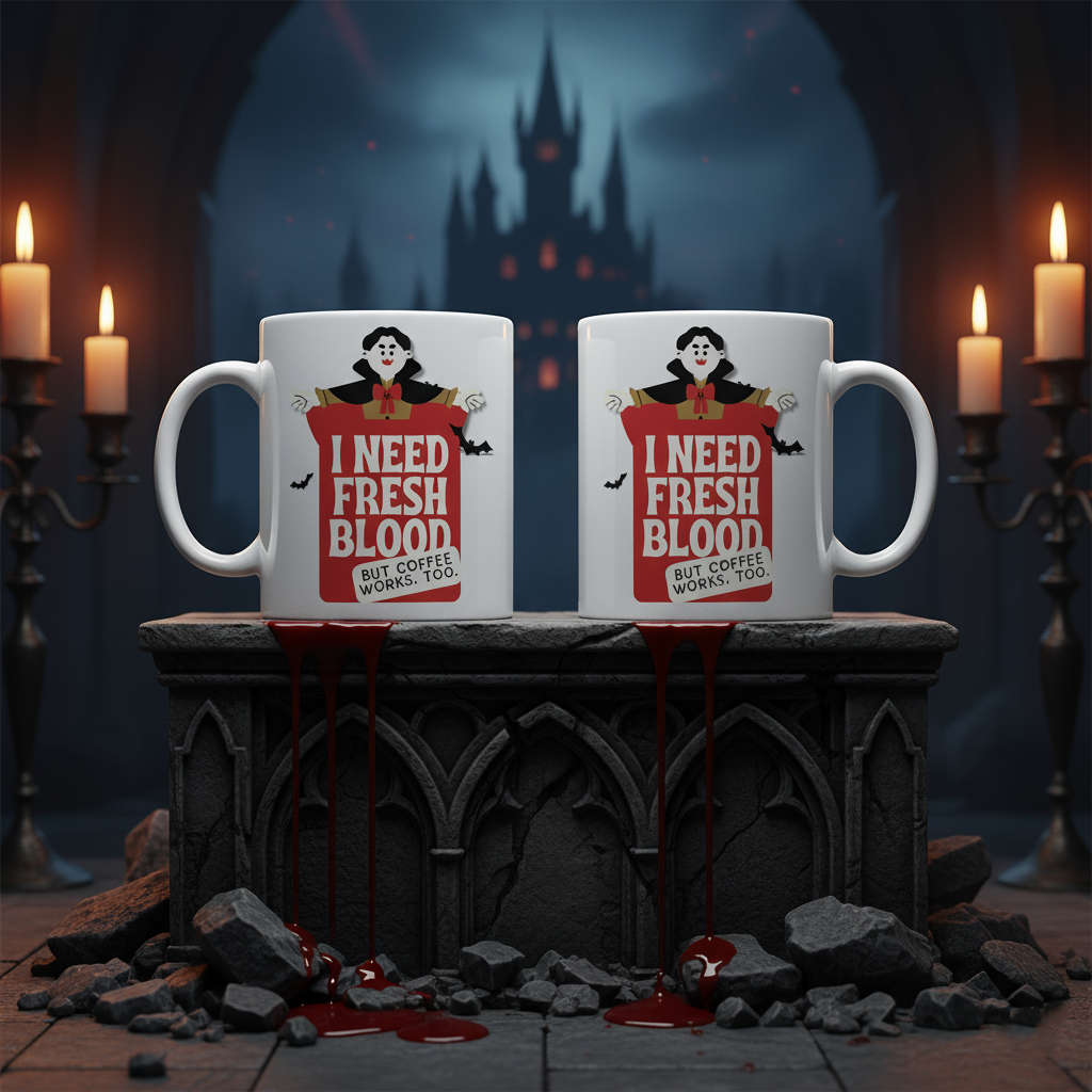 Vampire’s Brew™ – Fresh Blood Coffee Mug