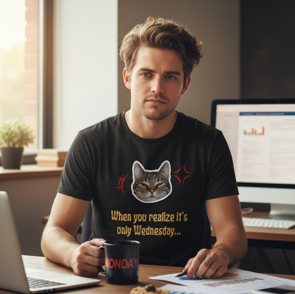 The Wednesday Grump Cat Premium Tee