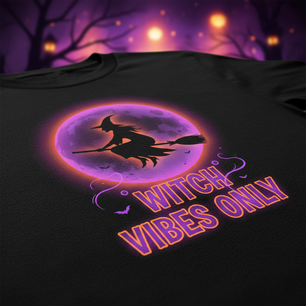 WITCH VIBES ONLY™ – Limited Edition Halloween Tee