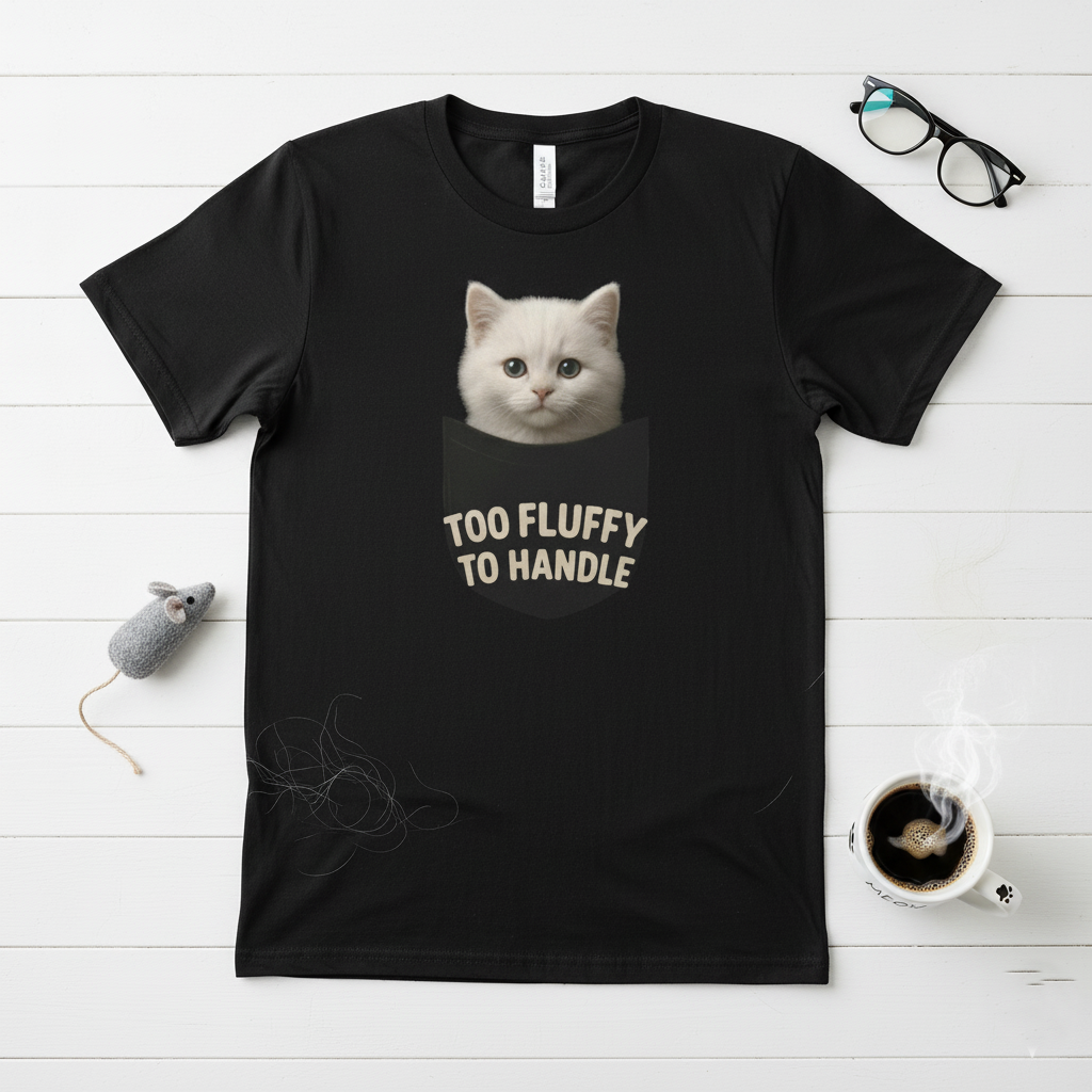 The "Too Fluffy to Handle" Premium Tee
