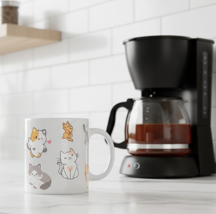 The Feline Friends Premium Mug