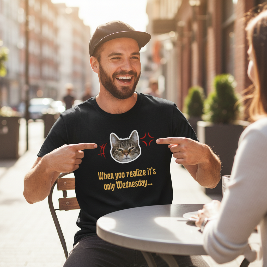The Wednesday Grump Cat Premium Tee