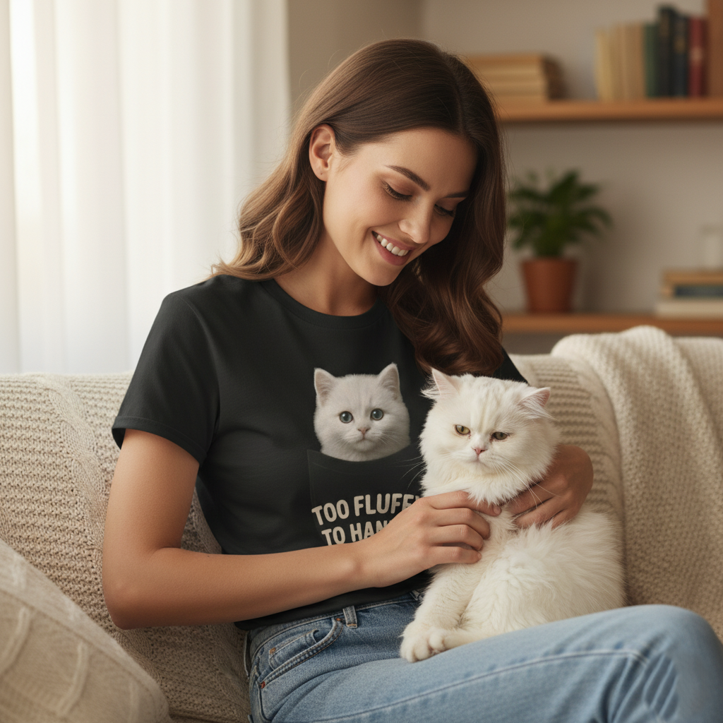 The "Too Fluffy to Handle" Premium Tee