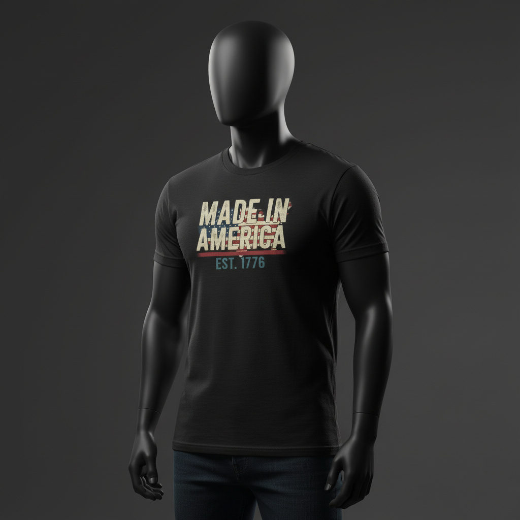 Heritage & Craft: "Made in America" Premium Tee