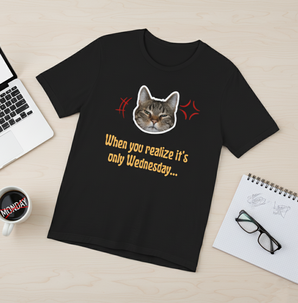 The Wednesday Grump Cat Premium Tee