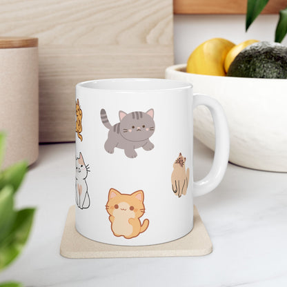The Feline Friends Premium Mug