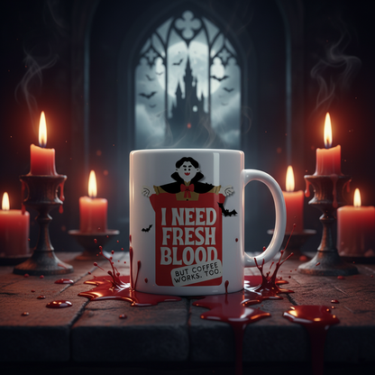 Vampire’s Brew™ – Fresh Blood Coffee Mug