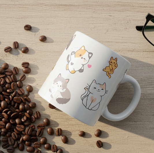The Feline Friends Premium Mug
